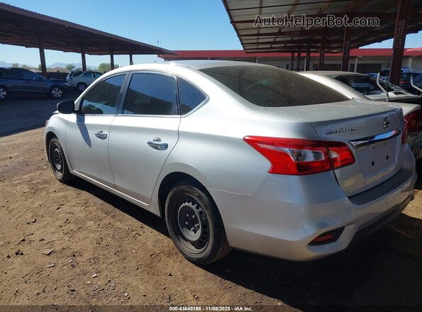 3N1AB7AP1KY249115 2019 NISSAN SENTRA Silver Задня ліва чверть