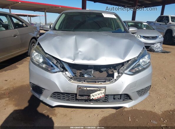 3N1AB7AP1KY249115 2019 NISSAN SENTRA Silver Вид спереду