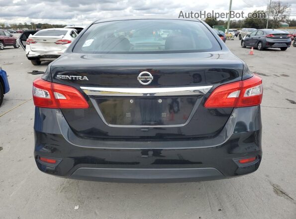 3N1AB7AP6GY255404 2016 NISSAN SENTRA Black Widok z tyłu