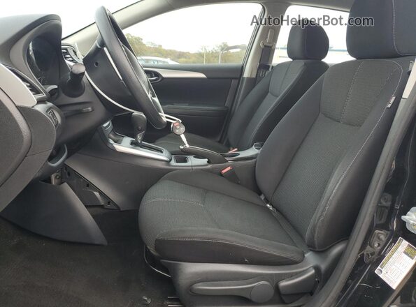 3N1AB7AP6GY255404 2016 NISSAN SENTRA Black Widok wnętrza z przodu