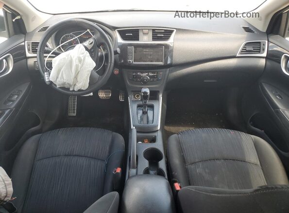 3N1AB7AP6KY253841 2019 NISSAN SENTRA White Vista del salpicadero