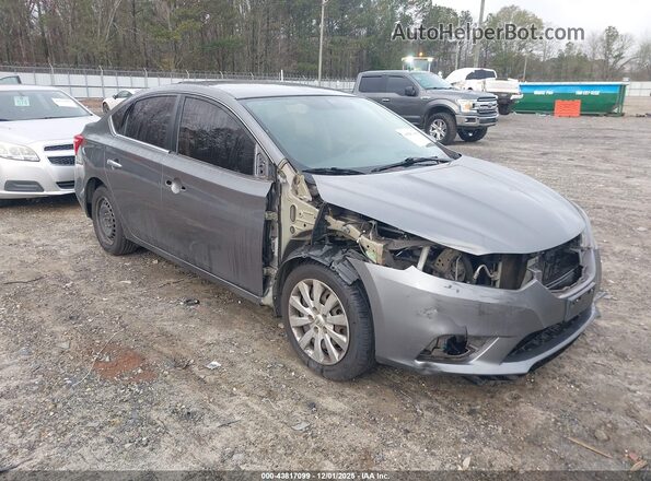 3N1AB7AP7GY309101 2016 NISSAN SENTRA Gray Widok z przodu