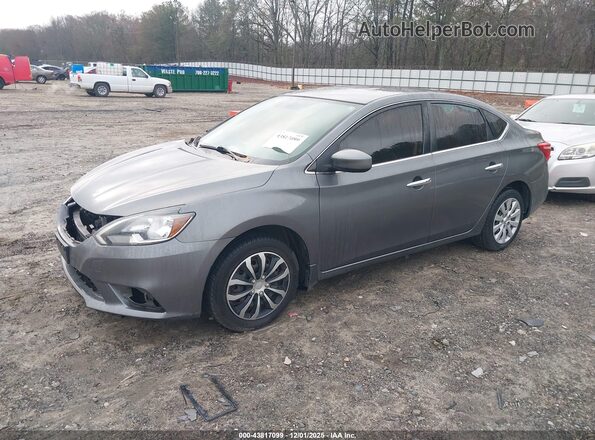 3N1AB7AP7GY309101 2016 NISSAN SENTRA Gray Przód lewy