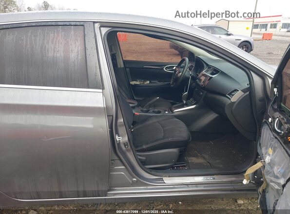 3N1AB7AP7GY309101 2016 NISSAN SENTRA Gray Widok wnętrza z przodu