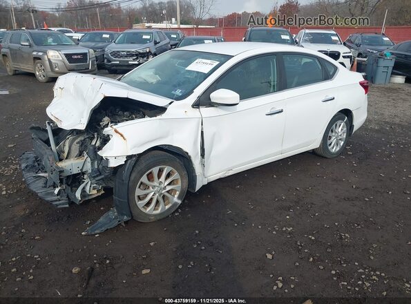 3N1AB7AP7KY381246 2019 NISSAN SENTRA White Front left