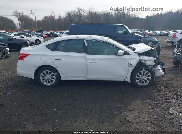 3N1AB7AP7KY381246 2019 NISSAN SENTRA White Instrument cluster view