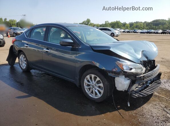 3N1AB7AP9GY293595 2016 NISSAN SENTRA Blue Передня права чверть