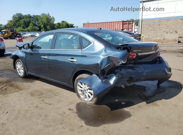 3N1AB7AP9GY293595 2016 NISSAN SENTRA Blue Задня ліва чверть