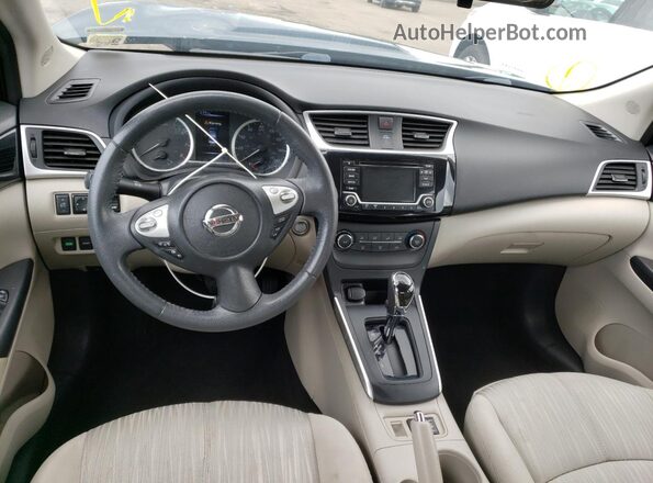 3N1AB7AP9GY293595 2016 NISSAN SENTRA Blue Вид панелі приладів