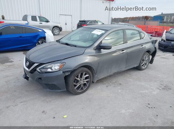 3N1AB7APXHY244679 2017 NISSAN SENTRA Gray Front left