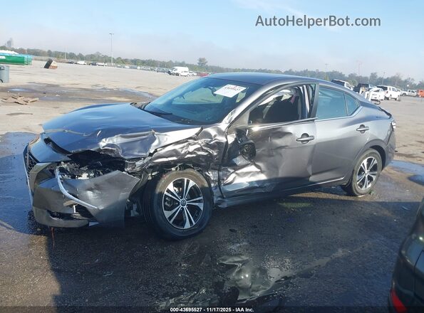 3N1AB8CV0PY280123 2023 NISSAN SENTRA Gray Սալոնի 360 աստիճան տեսք