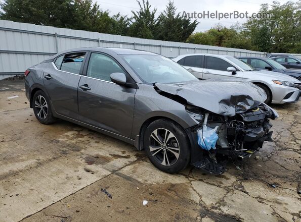 3N1AB8CV6PY236059 2023 NISSAN SENTRA Серый Передняя правая четверть