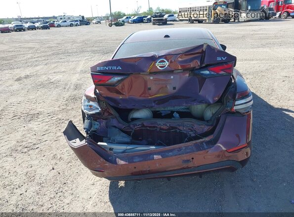 3N1AB8CV6PY318941 2023 NISSAN SENTRA Maroon Vista frontal