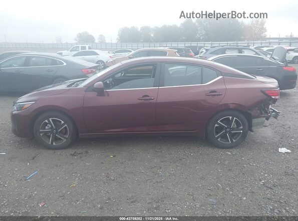 3N1AB8CV7SY302014 2025 NISSAN SENTRA Maroon 