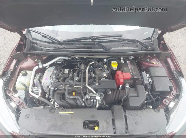 3N1AB8CV7SY302014 2025 NISSAN SENTRA Maroon Rear view