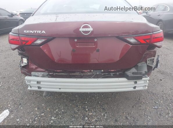 3N1AB8CV7SY302014 2025 NISSAN SENTRA Maroon Front view
