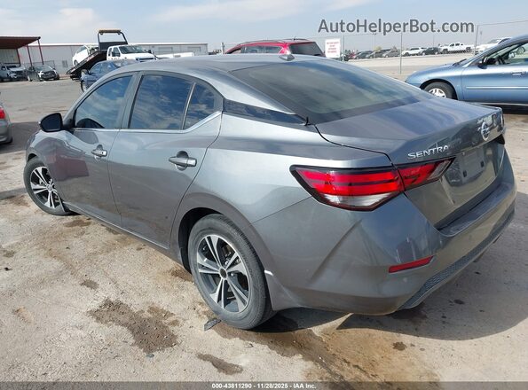 3N1AB8CVXNY299310 2022 NISSAN SENTRA Серый Задняя левая четверть