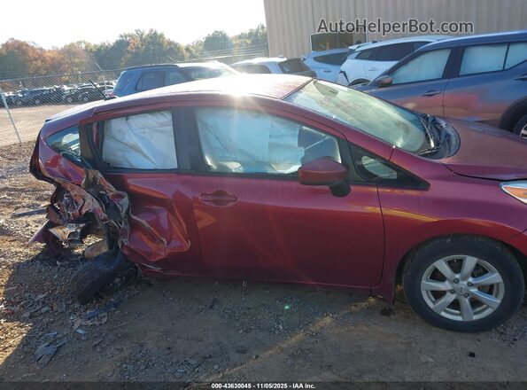 3N1CE2CP0GL406380 2016 NISSAN VERSA NOTE Burgundy Widok wnętrza z tyłu