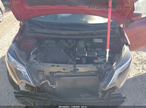 3N1CE2CP2KL357580 2019 NISSAN VERSA NOTE Red Vista trasera