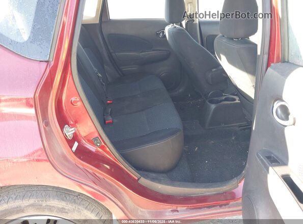 3N1CE2CP2KL357580 2019 NISSAN VERSA NOTE Red Vista de la etiqueta del VIN