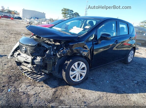 3N1CE2CP3KL359404 2019 NISSAN VERSA NOTE Black Առջևի ձախ երեք քառորդ տեսարան