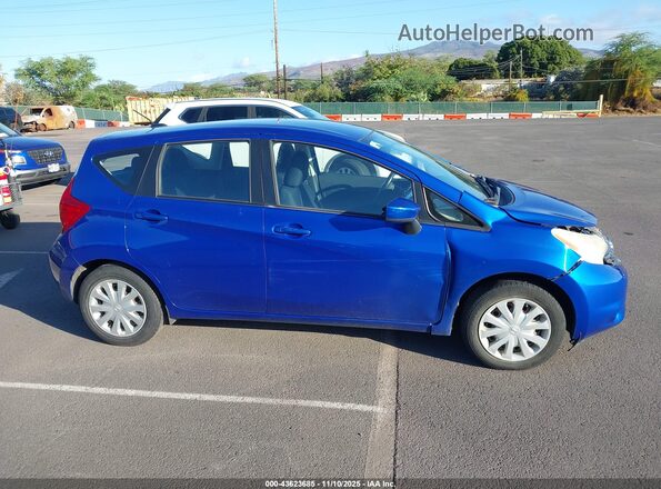 3N1CE2CP9GL365327 2016 NISSAN VERSA NOTE Blue Rear interior view
