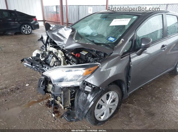 3N1CE2CP9KL356491 2019 NISSAN VERSA NOTE Gray Vista frontal