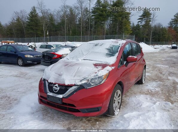3N1CE2CPXKL365667 2019 NISSAN VERSA NOTE Красный Передняя левая четверть