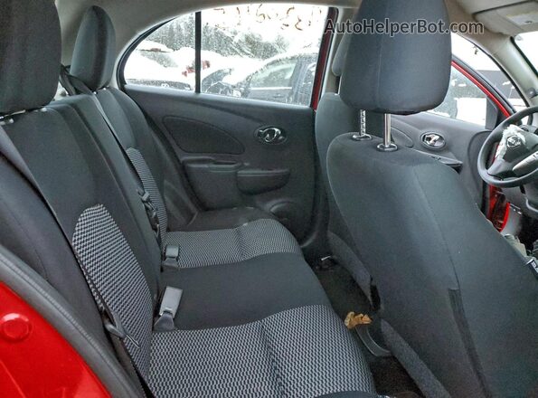 3N1CK3CPXKL235984 2019 NISSAN MICRA Red Հետևի նստատեղերի տեսք
