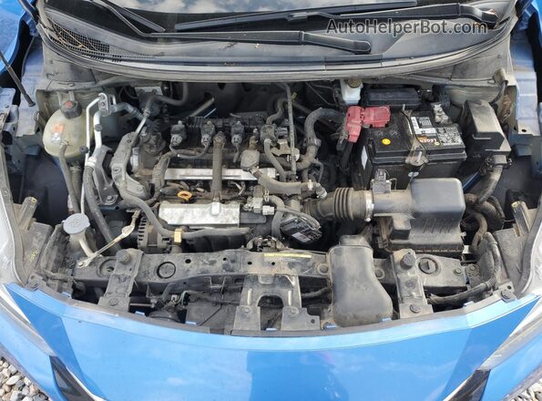 3N1CN8DV6ML895895 2021 NISSAN VERSA Blue Вид задньої частини салону