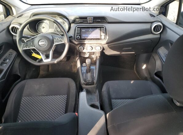 3N1CN8DV6ML895895 2021 NISSAN VERSA Blue Вид панелі приладів