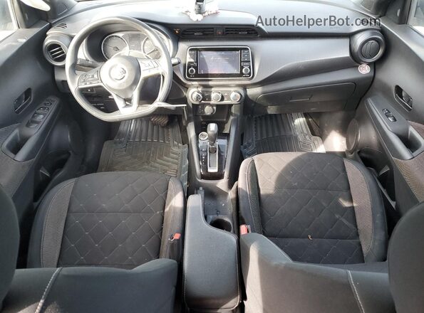 3N1CP5BV2LL515249 2020 NISSAN KICKS Silver Вид панелі приладів