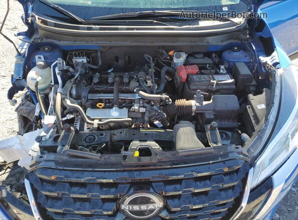 3N1CP5BV2PL545972 2023 NISSAN KICKS Blue Vista del compartimento del motor