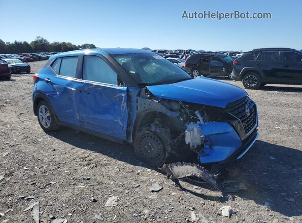 3N1CP5BV2PL545972 2023 NISSAN KICKS Blue Delantero derecho