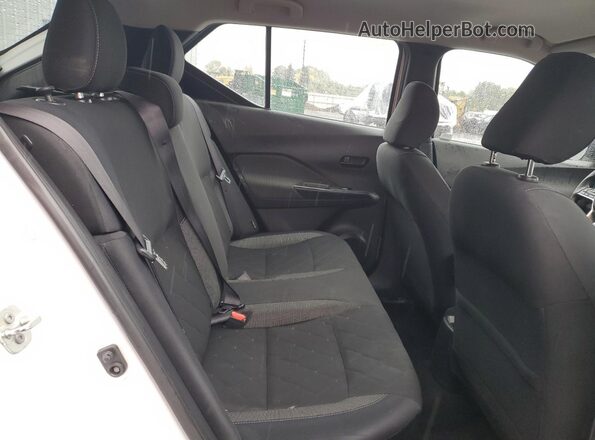 3N1CP5BV4LL548088 2020 NISSAN KICKS Белый Вид задней части салона