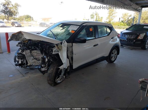 3N1CP5BV7PL543571 2023 NISSAN KICKS White წინა მარცხენა ხედი სამი მეოთხედიდან