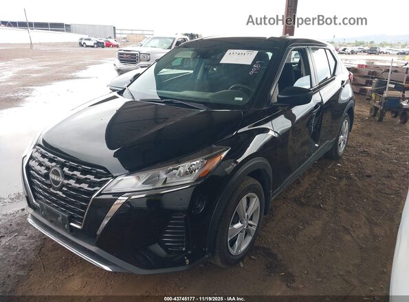 3N1CP5BV9PL572831 2023 NISSAN KICKS Черный Передняя левая четверть