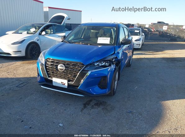 3N1CP5BV9SL474603 2025 NISSAN KICKS PLAY Синий Передняя левая четверть
