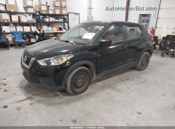 3N1CP5BVXLL490651 2020 NISSAN KICKS Black Առջևի ձախ երեք քառորդ տեսարան