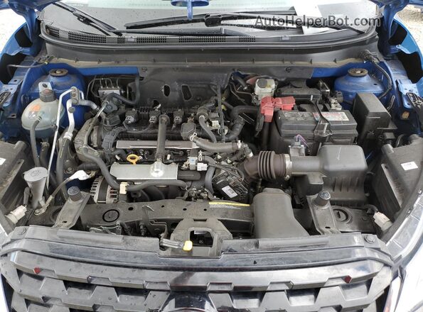 3N1CP5BVXNL522663 2022 NISSAN KICKS Blue ძრავის განყოფილების ხედი