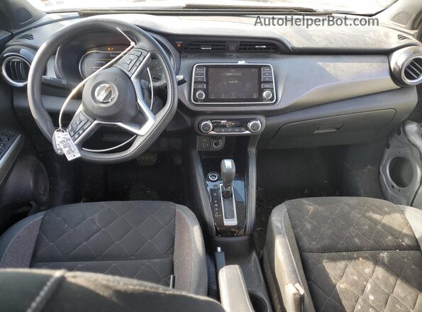3N1CP5CV2LL503195 2020 NISSAN KICKS Silver Вид панелі приладів