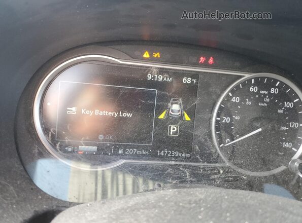 3N1CP5CV2LL503195 2020 NISSAN KICKS Silver Вид щитка приладів