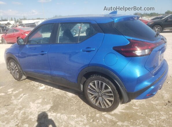 3N1CP5CV2ML558411 2021 NISSAN KICKS Blue უკანა მარცხენა