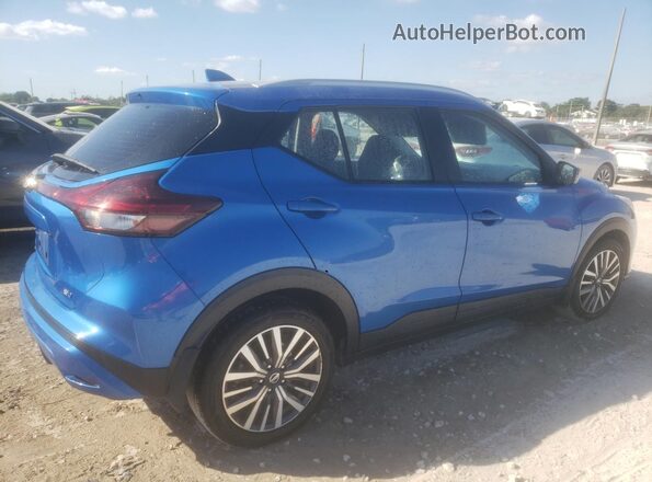 3N1CP5CV2ML558411 2021 NISSAN KICKS Blue უკანა მარჯვენა