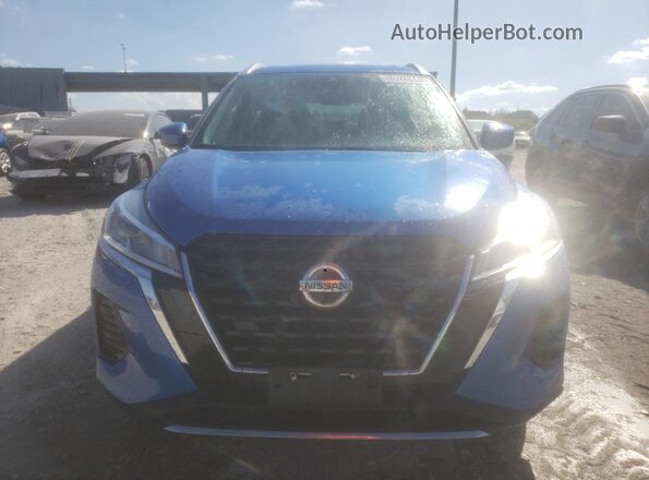 3N1CP5CV2ML558411 2021 NISSAN KICKS Blue წინა ხედი