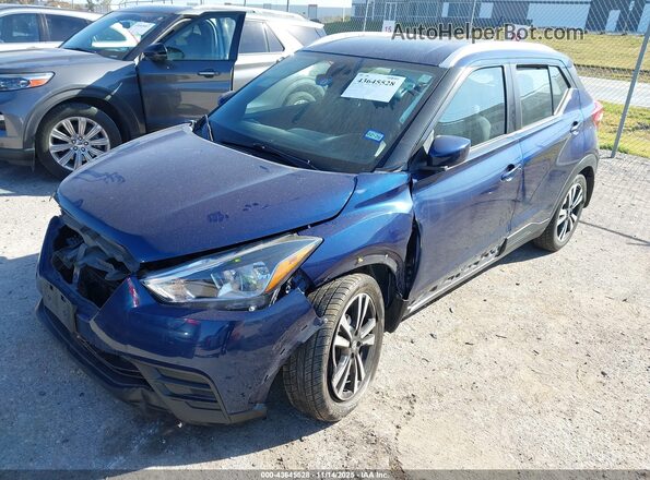 3N1CP5CV4LL484908 2020 NISSAN KICKS Blue Front left