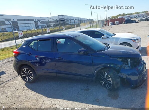 3N1CP5CV4LL484908 2020 NISSAN KICKS Blue Dashboard view