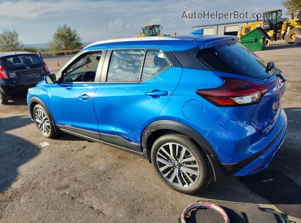 3N1CP5CV4RL501795 2024 NISSAN KICKS Синий Задняя левая четверть