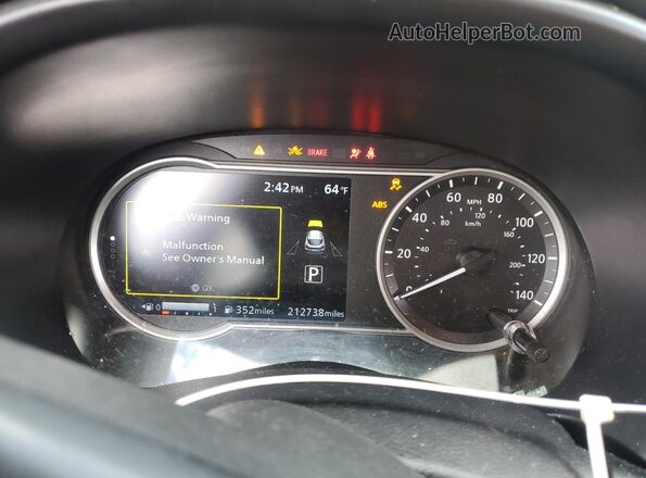 3N1CP5CV5LL549006 2020 NISSAN KICKS Black Instrument cluster view