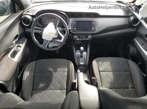3N1CP5CV5LL570213 2020 NISSAN KICKS Blue Вид панелі приладів